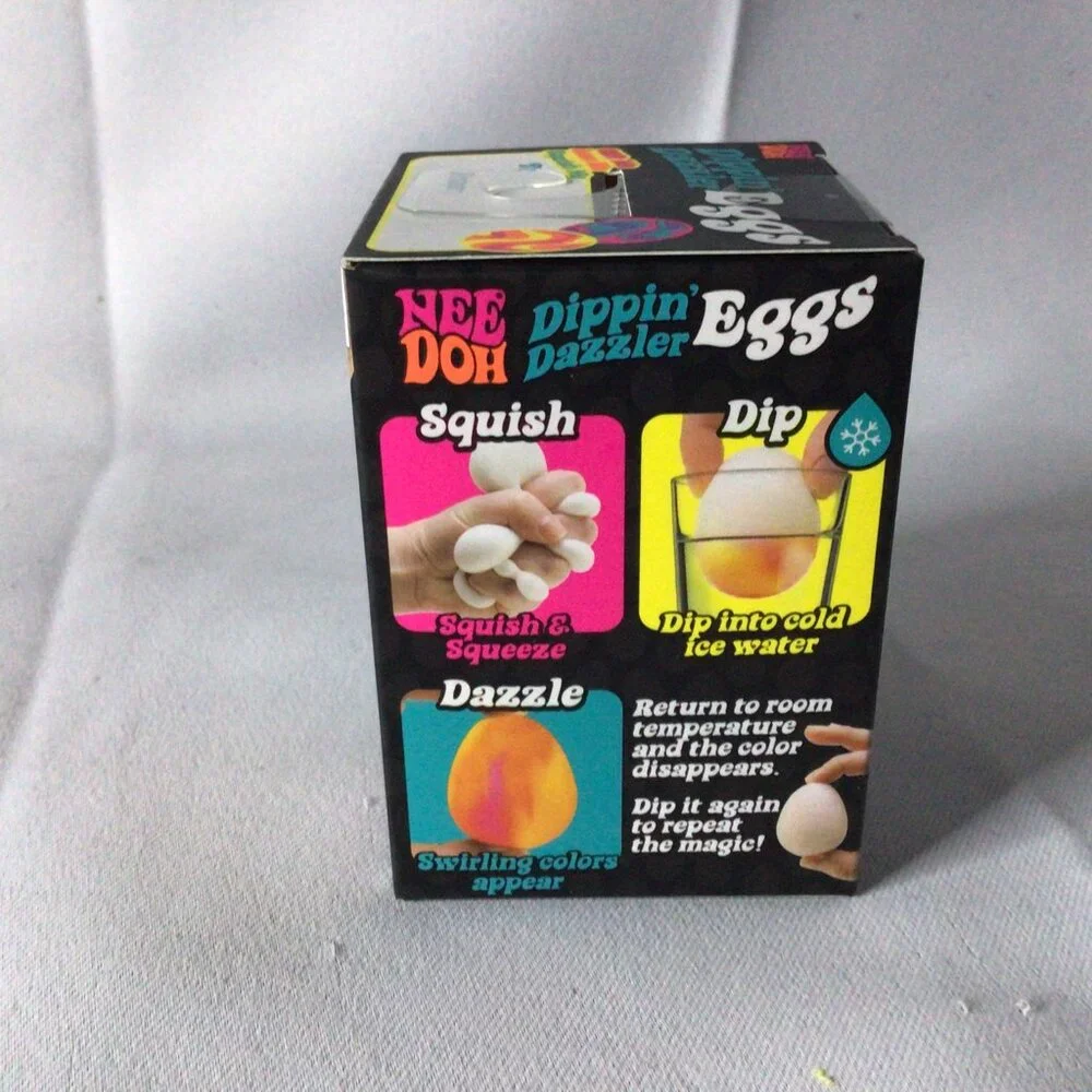 Nee Doh Smooth Sunrise Dippin Dazzler Eggs 2.5” Toy (1 egg per order) - Picture 3 of 6